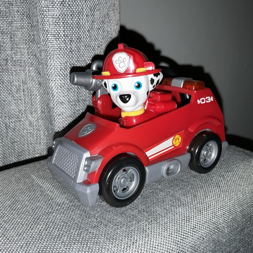 Spin Master Paw Patrol Marshall Fire Engine Truck Vehicle With Figure